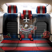 Slovakia Back Car Seat Cover The Eagle Double Cross Symbol - Wonder Print Shop