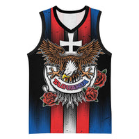 Personalized Slovakia Basketball Jersey The Eagle Double Cross Symbol - Wonder Print Shop