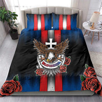 Slovakia Bedding Set The Eagle Double Cross Symbol - Wonder Print Shop