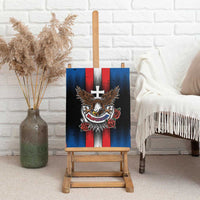 Slovakia Canvas Wall Art The Eagle Double Cross Symbol - Wonder Print Shop