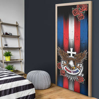 Slovakia Door Cover The Eagle Double Cross Symbol - Wonder Print Shop