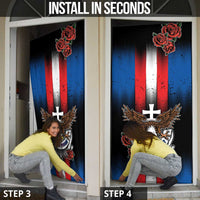 Slovakia Door Cover The Eagle Double Cross Symbol - Wonder Print Shop