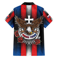 Personalized Slovakia Hawaiian Shirt The Eagle Double Cross Symbol - Wonder Print Shop