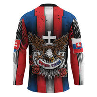 Personalized Slovakia Hockey Jersey The Eagle Double Cross Symbol - Wonder Print Shop