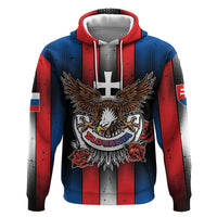 Personalized Slovakia Hoodie The Eagle Double Cross Symbol - Wonder Print Shop