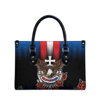 Slovakia Leather Bag The Eagle Double Cross Symbol - Wonder Print Shop