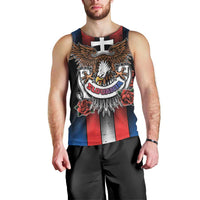 Personalized Slovakia Men Tank Top The Eagle Double Cross Symbol - Wonder Print Shop