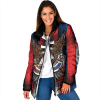 Personalized Slovakia Padded Jacket The Eagle Double Cross Symbol - Wonder Print Shop