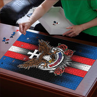 Slovakia Puzzle The Eagle Double Cross Symbol - Wonder Print Shop