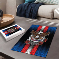 Slovakia Puzzle The Eagle Double Cross Symbol - Wonder Print Shop