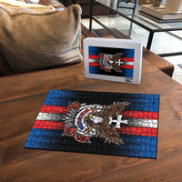 Slovakia Puzzle The Eagle Double Cross Symbol - Wonder Print Shop