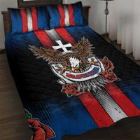 Slovakia Quilt Bed Set The Eagle Double Cross Symbol - Wonder Print Shop