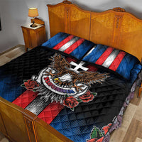Slovakia Quilt Bed Set The Eagle Double Cross Symbol - Wonder Print Shop