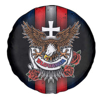 Slovakia Spare Tire Cover The Eagle Double Cross Symbol - Wonder Print Shop