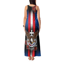 Personalized Slovakia Tank Maxi Dress The Eagle Double Cross Symbol - Wonder Print Shop