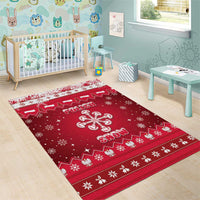 Poland Christmas Area Rug Pierogi Polish Snow - Wonder Print Shop