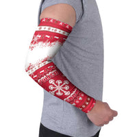 Poland Christmas Arm Sleeves Pierogi Polish Snow - Wonder Print Shop