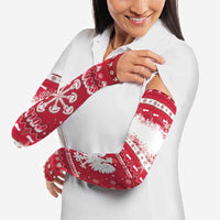 Poland Christmas Arm Sleeves Pierogi Polish Snow - Wonder Print Shop