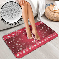 Poland Christmas Bathroom Set Pierogi Polish Snow - Wonder Print Shop