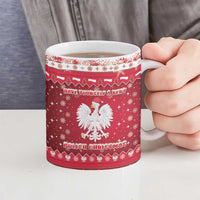 Poland Christmas Ceramic Mug Pierogi Polish Snow - Wonder Print Shop