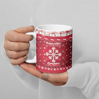 Poland Christmas Ceramic Mug Pierogi Polish Snow - Wonder Print Shop