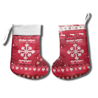 Poland Christmas Stocking Pierogi Polish Snow - Wonder Print Shop