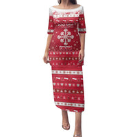 Poland Christmas Family Matching Puletasi and Hawaiian Shirt Pierogi Polish Snow - Wonder Print Shop