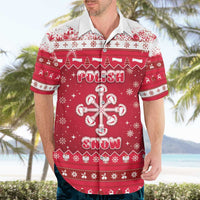 Poland Christmas Hawaiian Shirt Pierogi Polish Snow - Wonder Print Shop