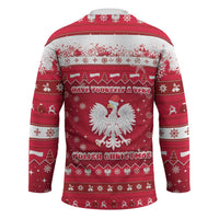 Poland Christmas Hockey Jersey Pierogi Polish Snow - Wonder Print Shop