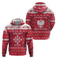 Poland Christmas Hoodie Pierogi Polish Snow - Wonder Print Shop