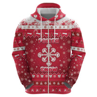 Poland Christmas Hoodie Pierogi Polish Snow - Wonder Print Shop