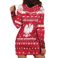 Poland Christmas Hoodie Dress Pierogi Polish Snow - Wonder Print Shop
