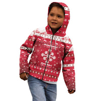 Poland Christmas Kid Hoodie Pierogi Polish Snow - Wonder Print Shop