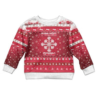 Poland Christmas Kid Ugly Christmas Sweater Pierogi Polish Snow - Wonder Print Shop