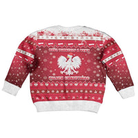 Poland Christmas Kid Ugly Christmas Sweater Pierogi Polish Snow - Wonder Print Shop