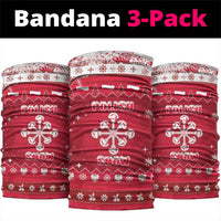 Poland Christmas Neck Gaiter Pierogi Polish Snow - Wonder Print Shop