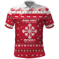 Poland Christmas Polo Shirt Pierogi Polish Snow - Wonder Print Shop