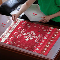 Poland Christmas Puzzle Pierogi Polish Snow - Wonder Print Shop