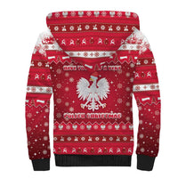 Poland Christmas Sherpa Hoodie Pierogi Polish Snow - Wonder Print Shop