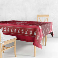 Poland Christmas Tablecloth Pierogi Polish Snow - Wonder Print Shop