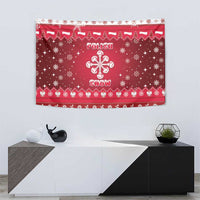 Poland Christmas Tapestry Pierogi Polish Snow - Wonder Print Shop