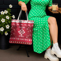 Poland Christmas Tote Bag Pierogi Polish Snow - Wonder Print Shop