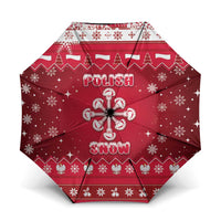 Poland Christmas Umbrella Pierogi Polish Snow - Wonder Print Shop