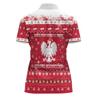 Poland Christmas Women Polo Shirt Pierogi Polish Snow - Wonder Print Shop