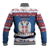 Serbia Christmas Baseball Jacket I Am The Serbian Elf - Wonder Print Shop
