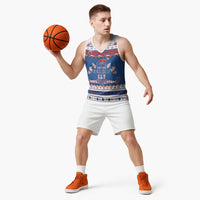 Serbia Christmas Basketball Jersey I Am The Serbian Elf - Wonder Print Shop