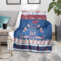 Serbia Christmas Blanket I Am The Serbian Elf - Wonder Print Shop