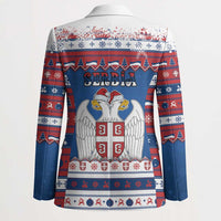 Serbia Christmas Blazer I Am The Serbian Elf - Wonder Print Shop