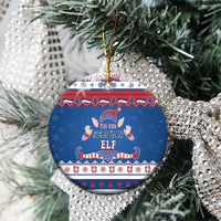 Serbia Christmas Ceramic Ornament I Am The Serbian Elf - Wonder Print Shop