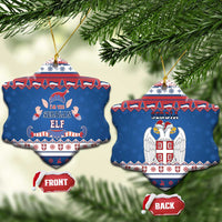 Serbia Christmas Ceramic Ornament I Am The Serbian Elf - Wonder Print Shop